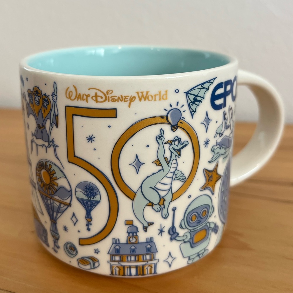 Disney 50th Epcot Starbucks Mug